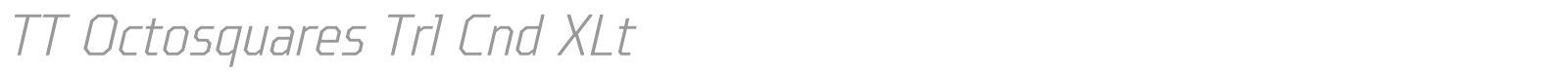 TT Octosquares font preview